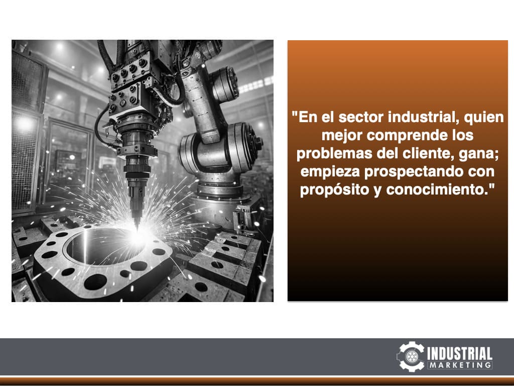 Ejemplos de mensajes de prospección que abren puertas en el sector industrial